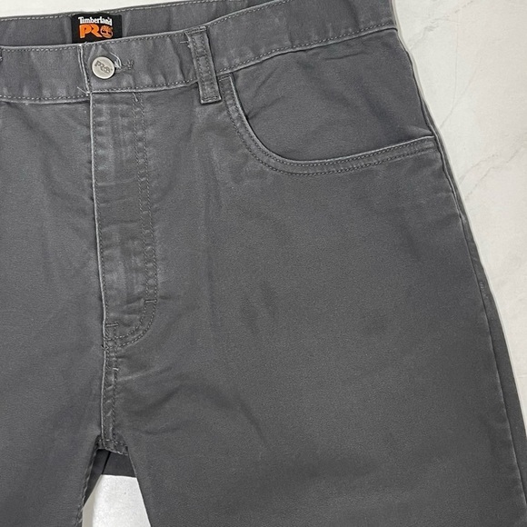 Timberland Pro Straight Fit Mens Gray Jeans Size 36 - Picture 4 of 9